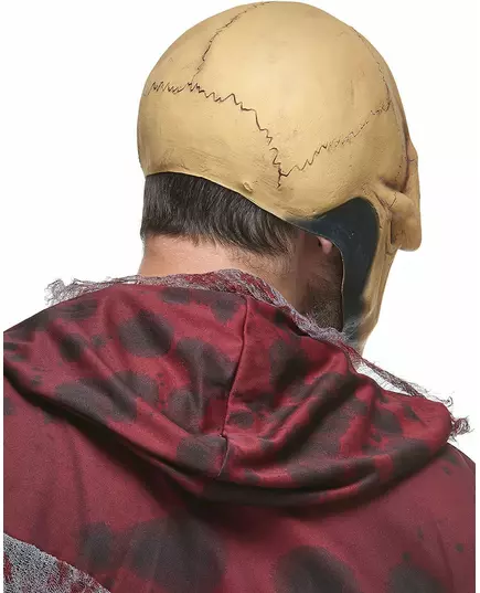 Masque latex crâne effrayant adulte, image 2