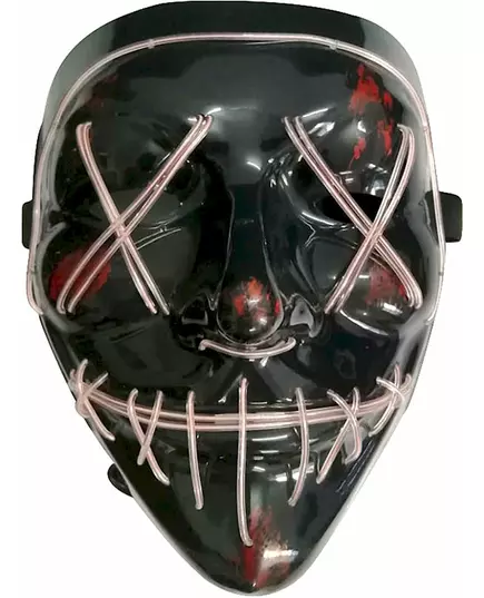 Lichtgevend wit licht led masker voor volwassenen, image 2