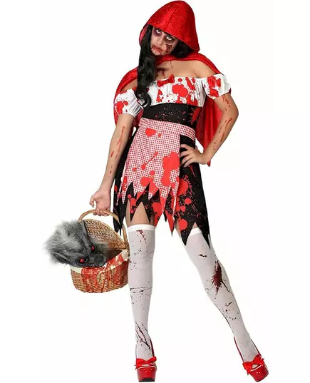Petit chaperon rouge zombie femme, Taille: X-Large, image 2