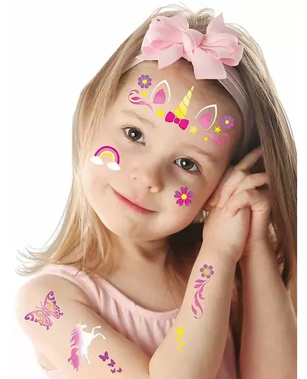 Make-up stencils eenhoorn en regenboog, image 2