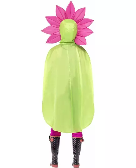 Poncho bloem voor volwassenen, image 2