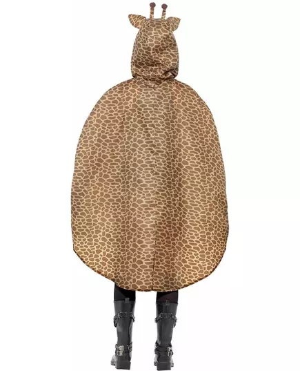 Poncho girafe adulte, image 2
