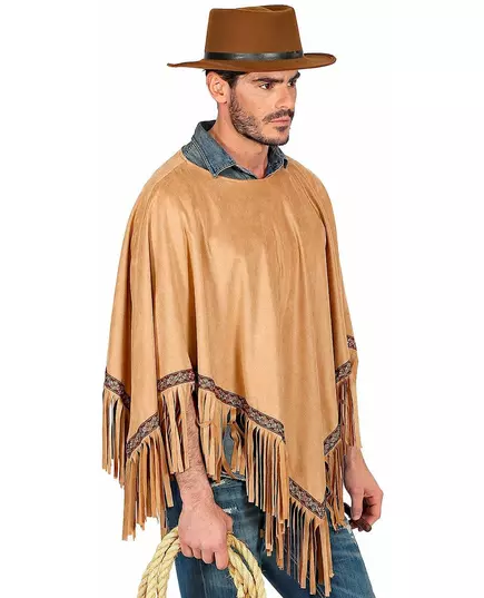 Luxe indianenponcho voor volwassenen, image 2