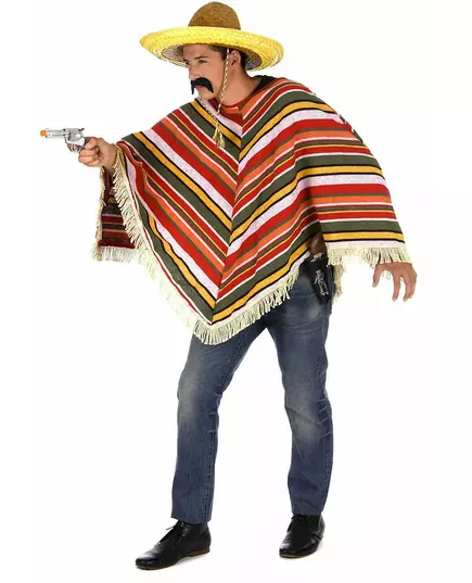Mexicaanse poncho voor volwassenen, image 2