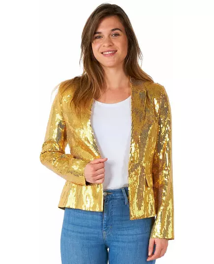 Glimmend gouden blazerjasje Suitmeister™, Maat: Small (EU 38–40), image 2