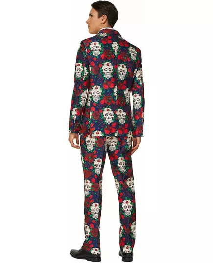 Suitmeister™ Mr. Skull kostuum voor mannen, Maat: Large (EU 52–54), image 2
