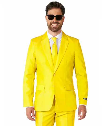 Mr. Solid geel Suitmeister™ kostuum voor mannen, Maat: X-Large (EU 56–58), image 2