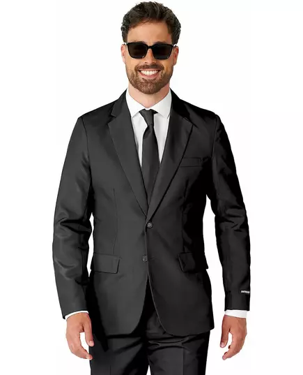 Mr. Solid zwart Suitmeister™ kostuum voor mannen, Maat: XX-Large (EU 60–62), image 2