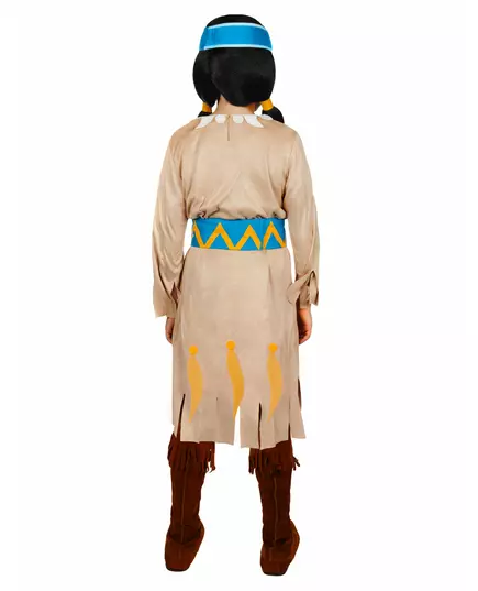 Yakari™ regenboog kostuum voor meisjes, Maat: 5–6 jaar (110–116 cm), image 2