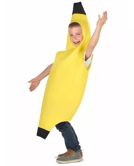 Déguisement banane enfant, Taille: 7–9 ans (M), image 2