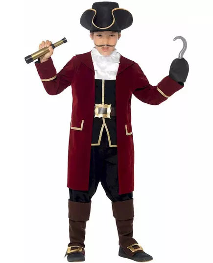 Déguisement capitaine pirate garçon, Taille: 10–12 ans (145/158 cm), image 2