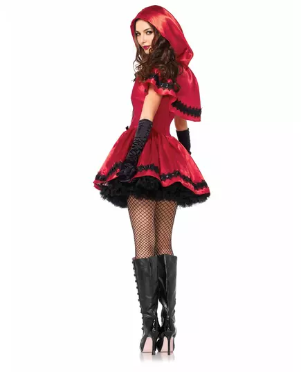 Déguisement chaperon rouge chic femme, Taille: Medium (40–42), image 2