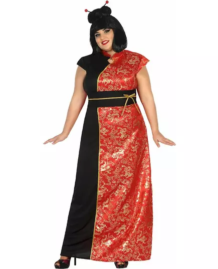 Déguisement chinoise femme, Taille: Medium/Large, image 2
