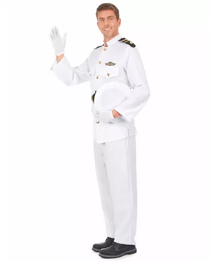 Marine officier kostuum voor volwassenen, Maat: Small, image 2