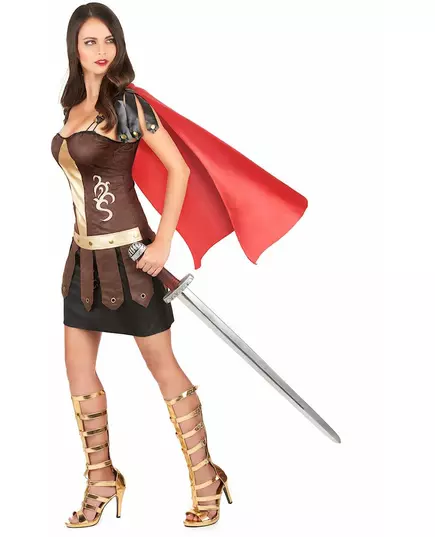 Historische Romeins gladiator outfit voor vrouwen, Maat: X-Small, image 2