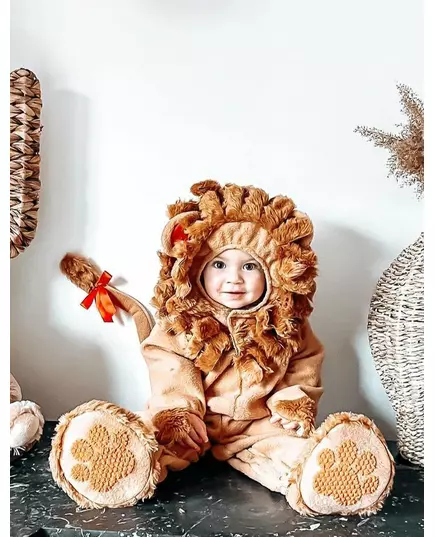 Déguisement de lion luxe pour bébé, Taille: 12–18 mois (74–81 cm), image 2