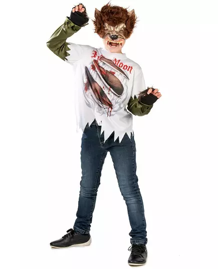 Weerwolf kostuum voor kinderen - Premium, Maat: 8 jaar (132–137 cm), image 2