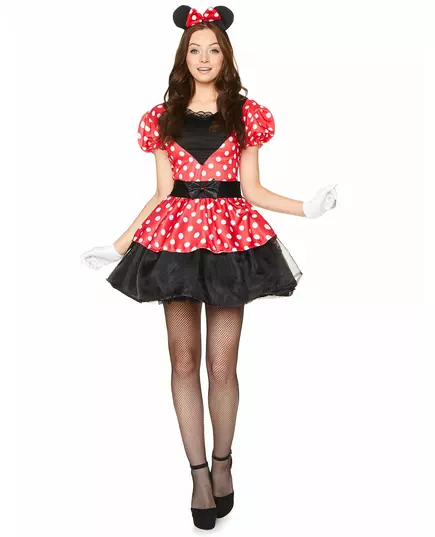 Miss Mouse kostuum voor vrouwen, Maat: X-Large, image 2