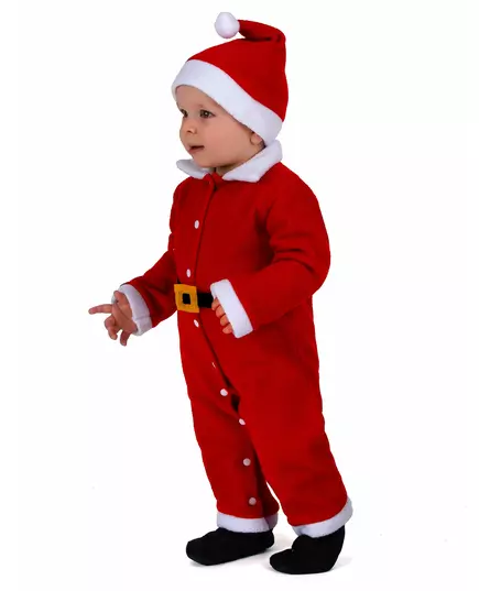 Klassiek wit en rood kerstman kostuum voor baby's, Maat: 12–18 maanden, image 2