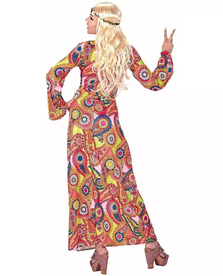 Lange hippiejurk voor vrouwen, Maat: X-Large, image 2