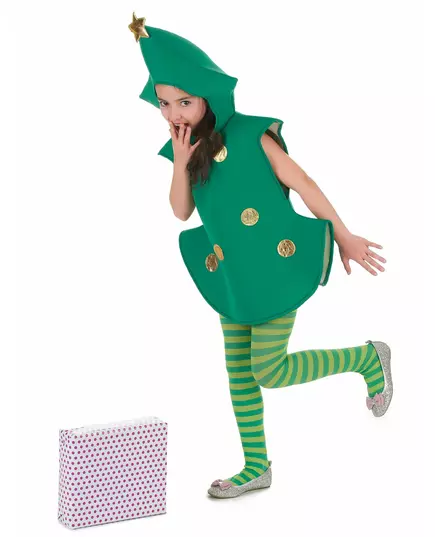 Déguisement Sapin 3D enfant, Taille: 7–9 ans, image 2