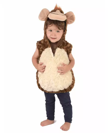 Déguisement singe peluche enfant, Taille: 3–4 ans (98–104cm), image 2