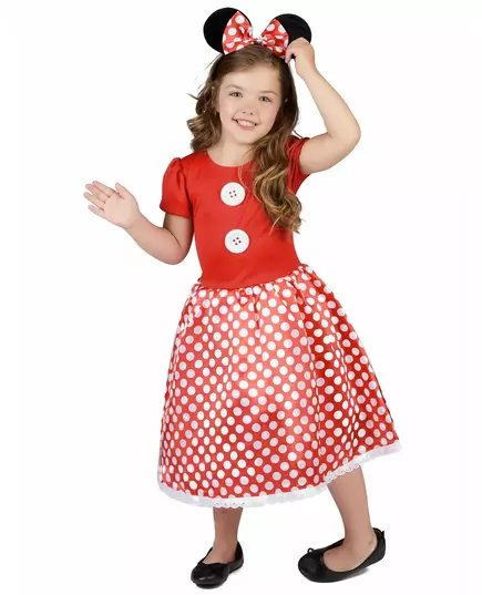 Mini muis kostuum voor meisjes, Maat: 7–9 jaar (M), image 2
