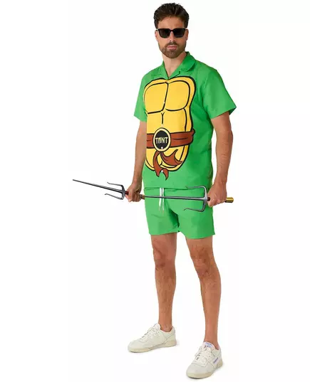 Volwassen Suitmeister ™ Ninja Turtle zomerkostuum, Maat: Small (EU 44–46), image 2