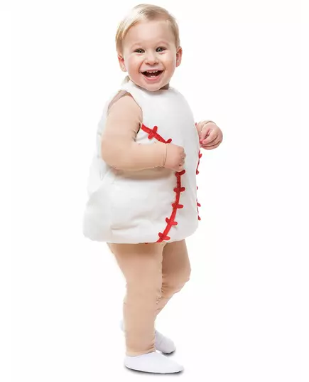 Déguisement balle de baseball bébé, Taille: 1–2 ans (80–91 cm), image 2