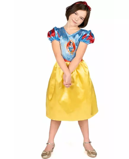 Déguisement Blanche Neige™ basique fille, Taille: 5–6 ans (109–126 cm), image 2