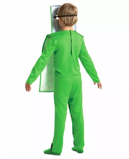 Klassiek Creeper Minecraft™ kinderkostuum, Maat: 5–6 jaar (109–126 cm), image 2