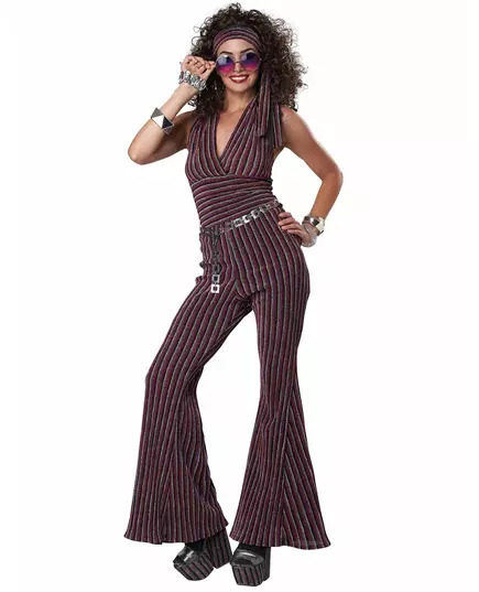 Déguisement disco dos nu femme, Taille: X-Large (44/46), image 2
