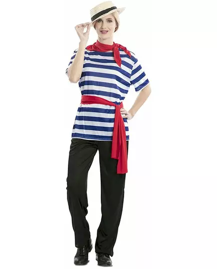 Déguisement gondolier adulte, Taille: Small (38), image 2
