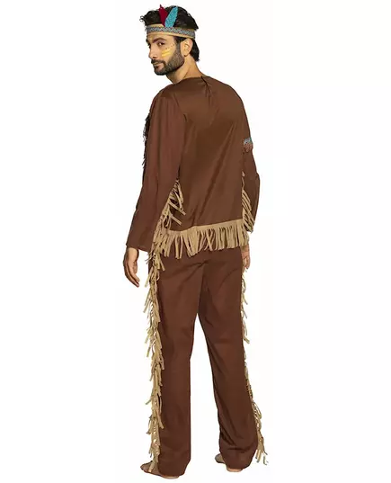 Wijze indiaan kostuum voor mannen, Maat: X-Large (54/56), image 2