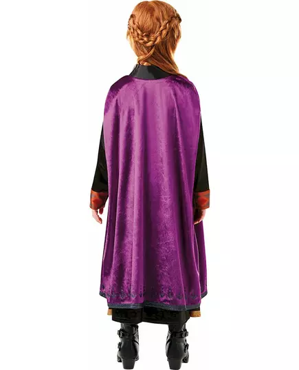 Luxe Anna Frozen 2™ kostuum voor meisjes, Maat: 5–6 jaar (110 tot 116 cm), image 2
