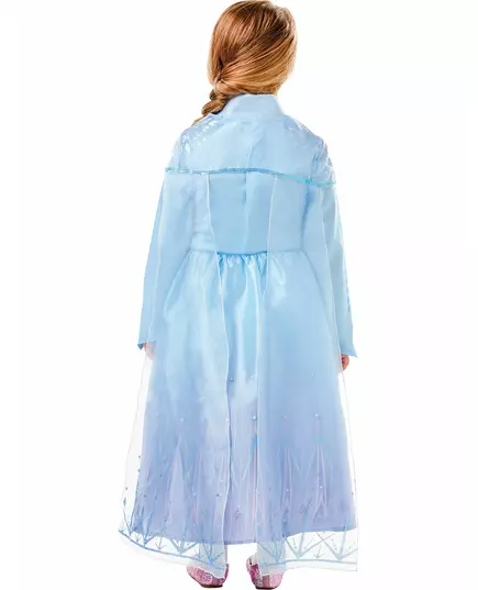Luxe Elsa Frozen 2™ kostuum voor meisjes, Maat: 7–8 jaar (122 tot 128 cm), image 2