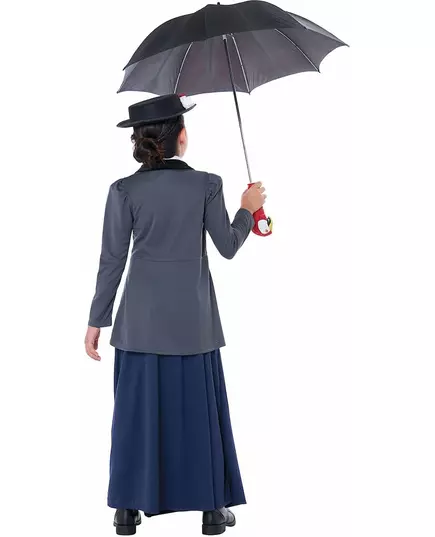 Déguisement nourrice Anglaise luxe fille, Taille: 6–8 ans (134 cm), image 2