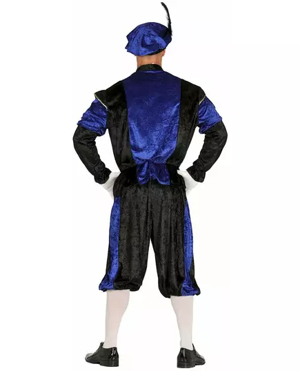 Blauwe Piet vermomming voor volwassenen, Maat: Large (52–54), image 2