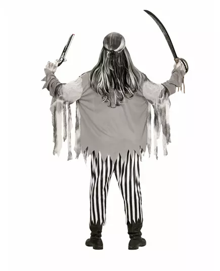Skelet piraten vermomming voor mannen, Maat: X-Large, image 2