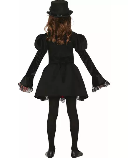 Déguisement Steampunk rouge glamour fille, Taille: 9 ans (125–135 cm), image 2