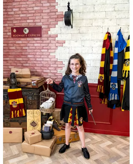 Top met rok Griffoendor Harry Potter™ meisje, Maat: 7–8 jaar (122 tot 128 cm), image 2