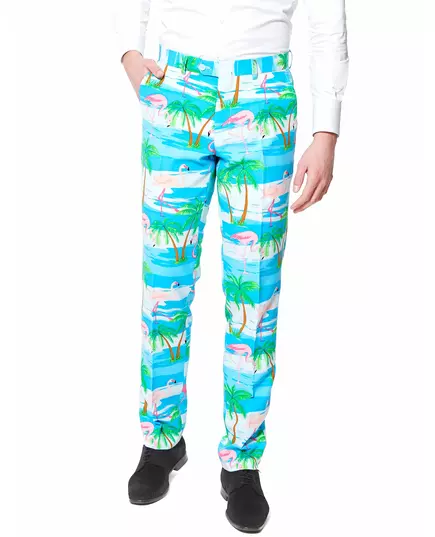 Costume Mr. Flamingo homme Opposuits™, Taille: Large (EU 54), image 3