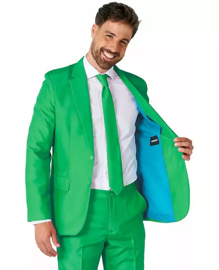 Costume Mr. Solid vert homme Suitmeister™, Taille: X-Large (EU 56–58), image 3