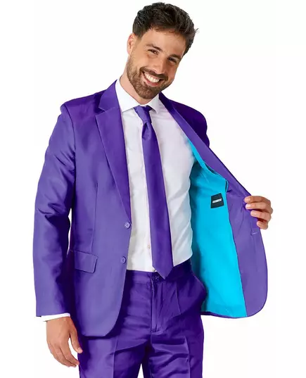 Mr. Purple Suitmeister™ kostuum voor mannen, Maat: XX-Large (EU 60–62), image 3