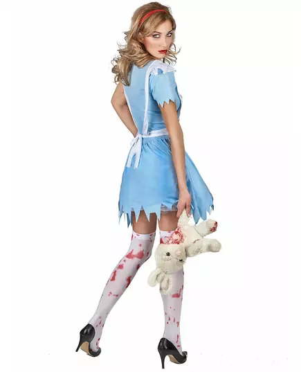 Déguisement Alice ensanglantée femme, Taille: Medium, image 3