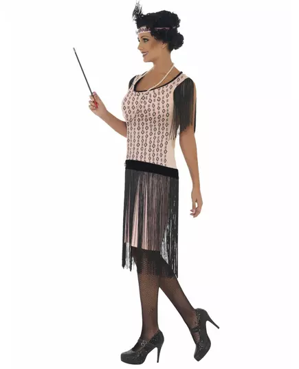 Charleston jaren 20 outfit voor dames, Maat: Large, image 3