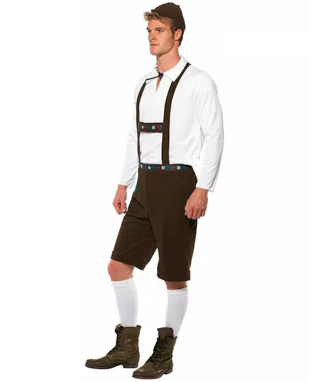 Déguisement bavarois complet homme, Taille: Medium, image 3
