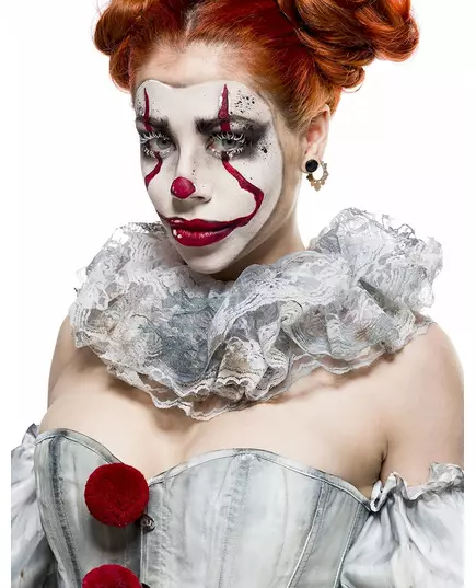 Déguisement clown terrifiant sexy luxe femme, Taille: Medium (38), image 2