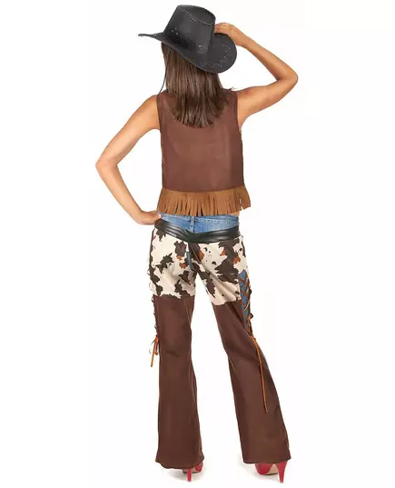 Déguisement cowgirl pantalon Femme, Taille: X-Large, image 3