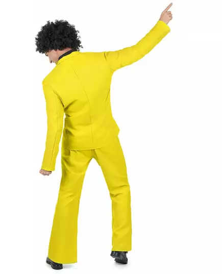 Geel disco kostuum voor heren, Maat: X-Large, image 3